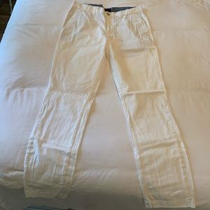Banana Republic White chinos